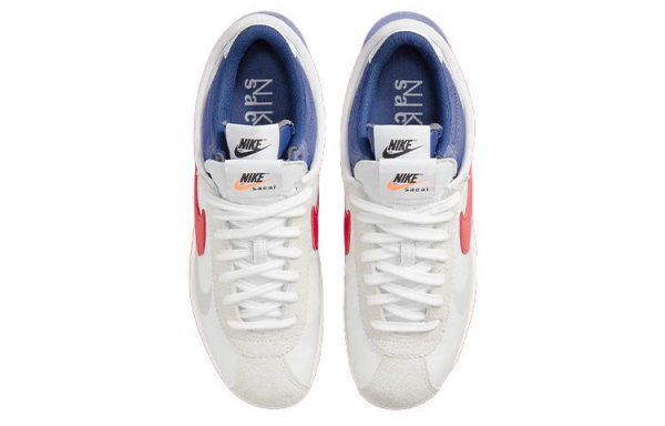 Sacai x Nike Cortez SP "White and University Red"