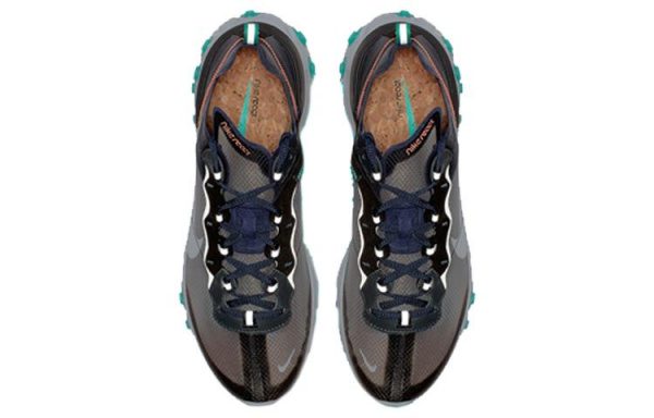 Nike React Element 87 Black Neptune Green