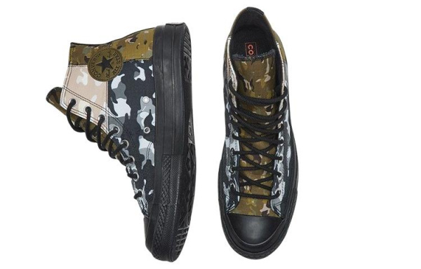 Converse 1970s blocked camo chuck taylor all star