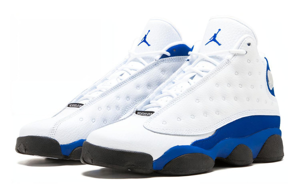 Jordan Air Jordan 13 Retro White Hyper Royal Black GS