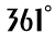 361°