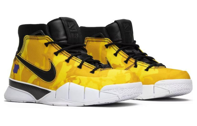 UNDEFEATED x Nike Zoom Kobe 1 Protro Yellow Camo (La Brea)
