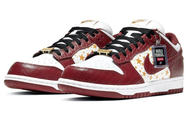 Supreme x Nike Dunk SB Barkroot Brown
