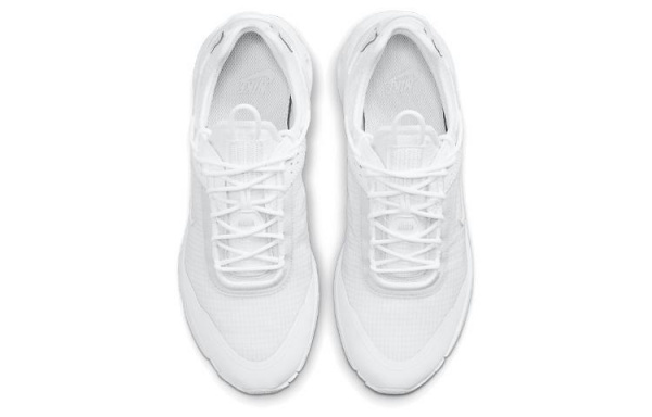 Nike React Live "triple white"